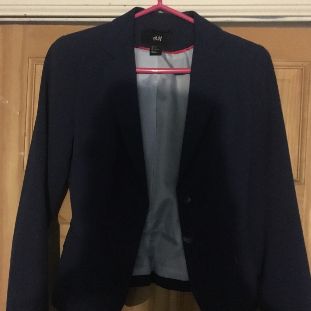 H&M Navy Blue Blazer